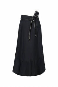 Rosewater House - Noor Belted Midi Skirt