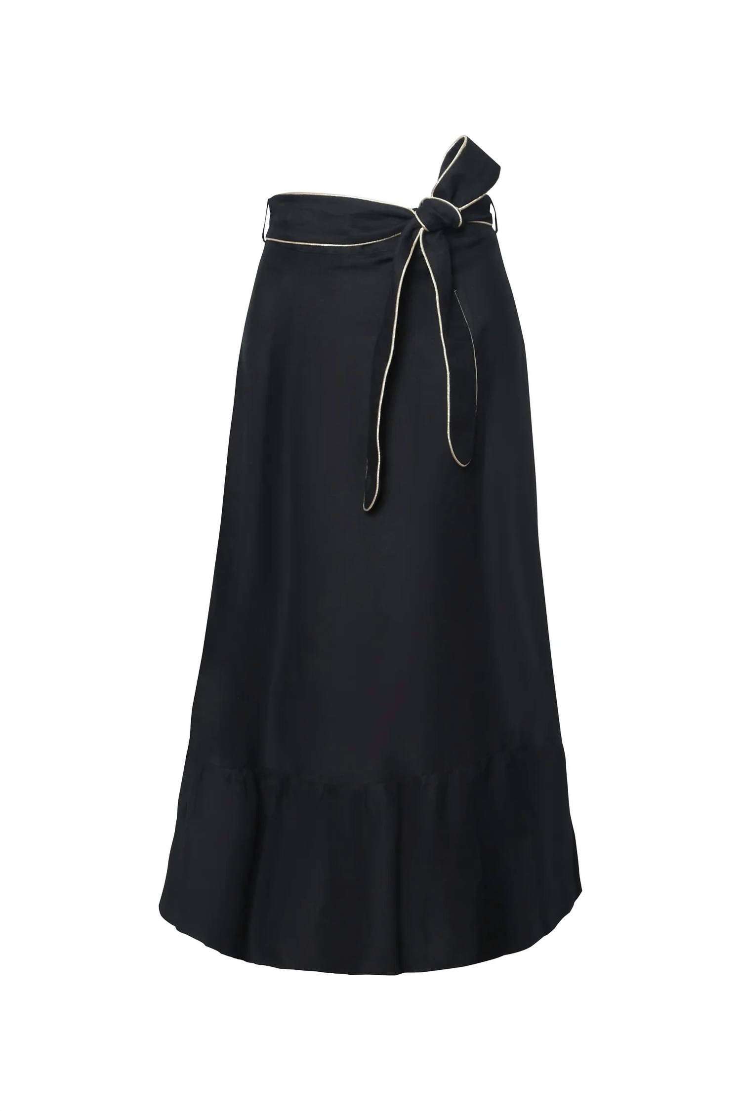 Rosewater House - Noor Belted Midi Skirt