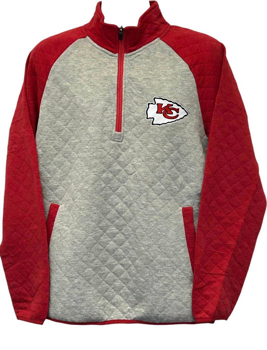 Nfl Apparel - Men's Kansas City Chiefs 1/4-Zip Pullover