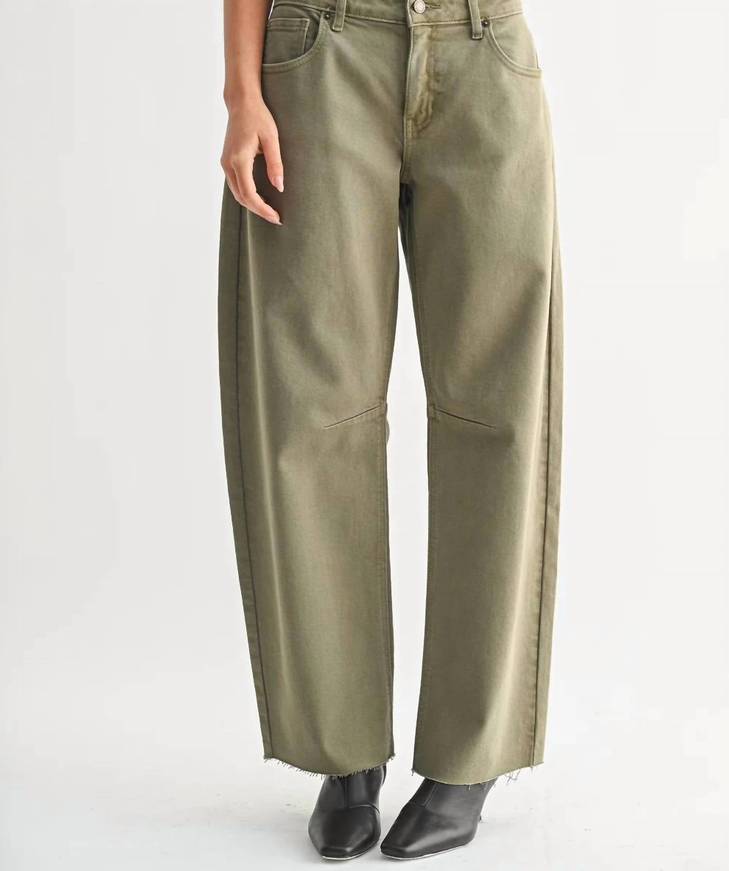 Just Black Denim - Elle Mid Rise Barrel Jean