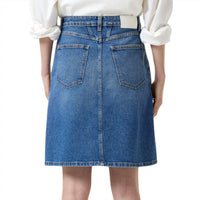CLOSED Women's Tover X Denim Skirt in blue - women's skirt - detail view