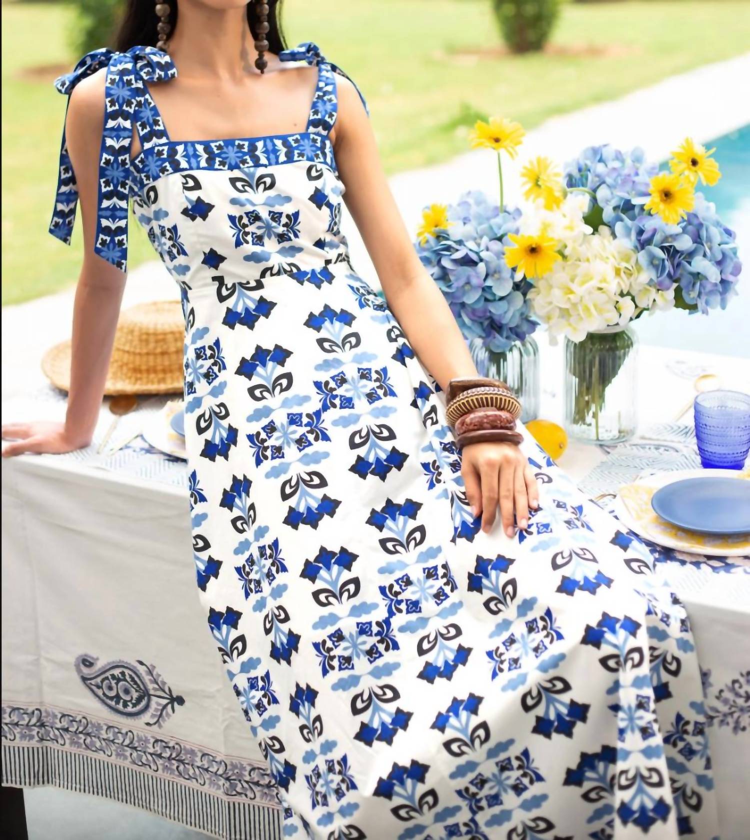 Beyond By Vera - Pearl Midi Dress