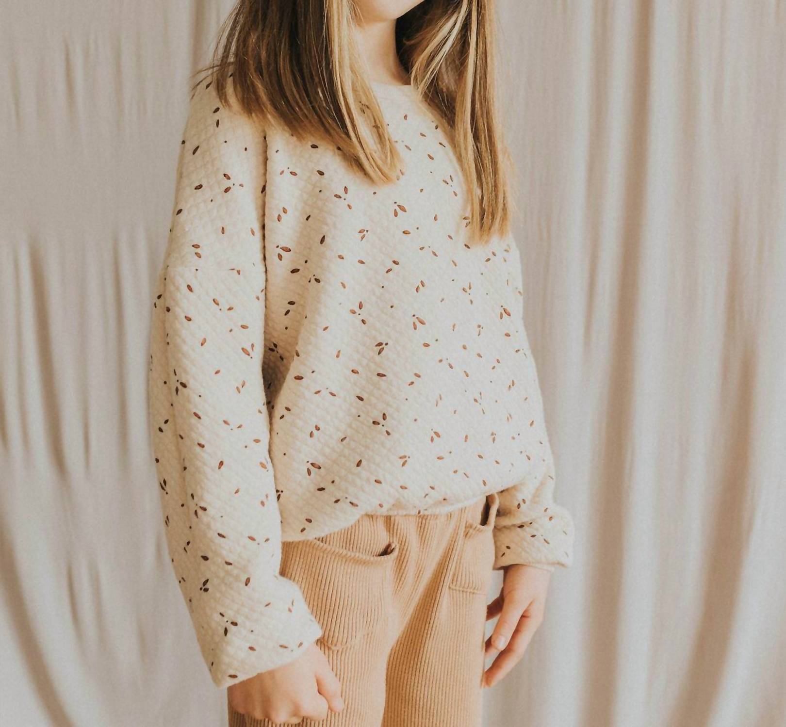 Búho - Quilted Fall Sweatshirt