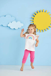 Mudpie - Girl's Rainbow Tunic & Legging Set