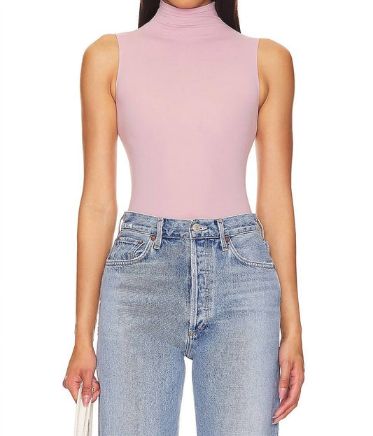 Commando - Ballet Sleeveless Mockneck Bodysuit