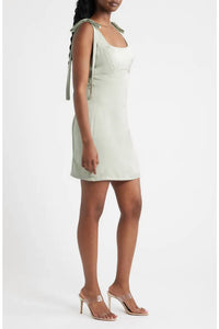 Lulus - Carly Tie Strap Mini Dress