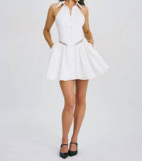 Miss Circle - Hailey Halter Mini Dress