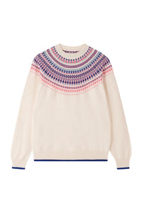 Jumper1234 - Fairisle Yoke Crew Sweater