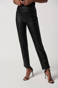 Joseph Ribkoff - Florence Faux Leather Slim Fit Pull-on Pant