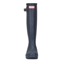 HUNTER BELL Women's Original Tall Rain Boots in navy - women's shoe - alternate view