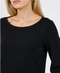Nation LTD Tavin Tie Back Long Sleeve Top in jet black - women's long sleeve top - view 4