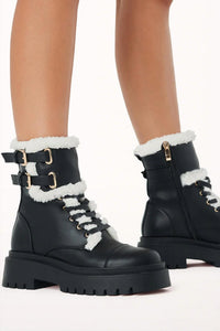 Billini - Women's Ferrel Sherpa Combat Boot