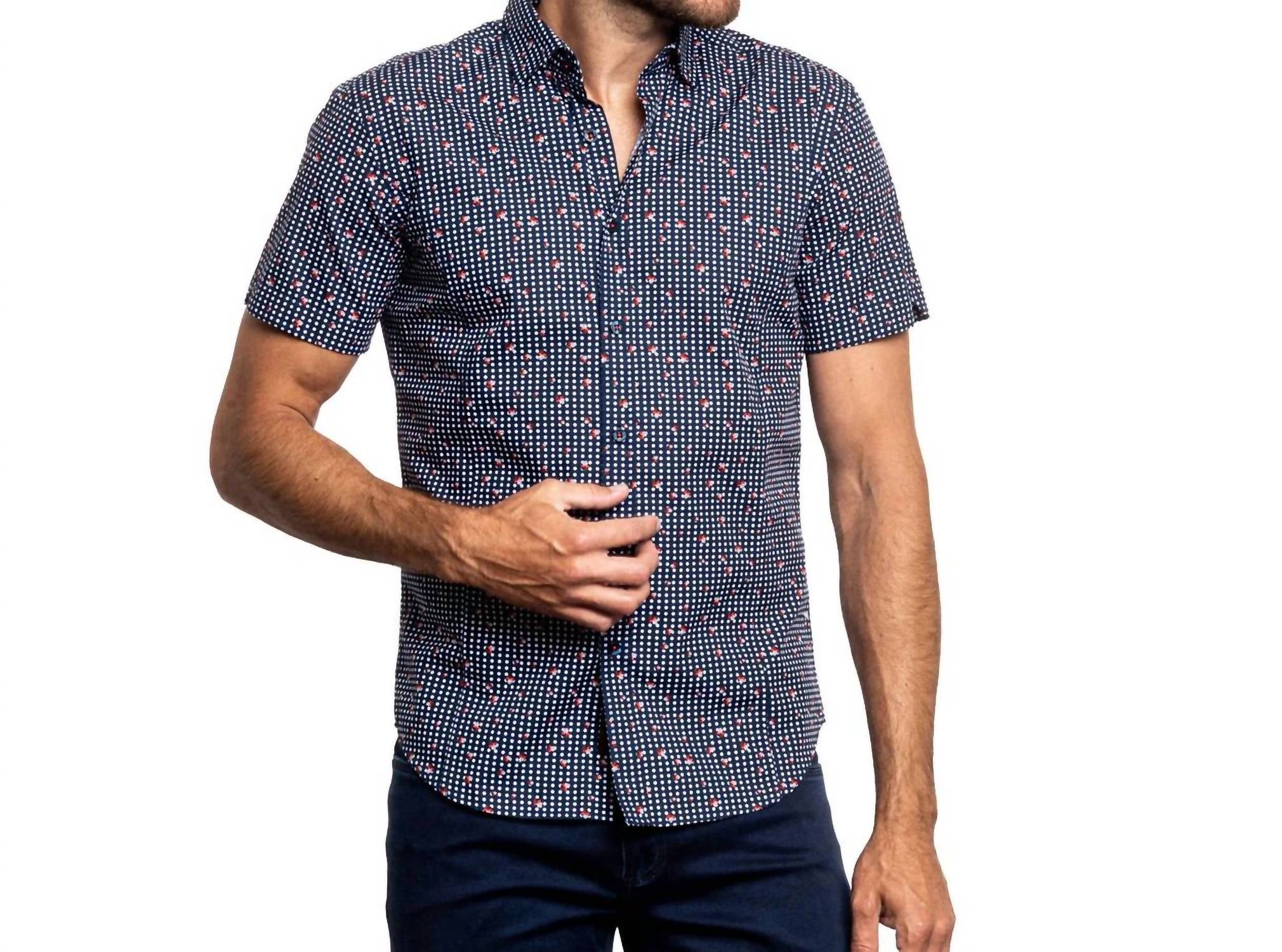 Eight X - Lady Luck Short Sleeve Button Down Shirt