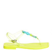 Petite Jolie - Women's Scarlett Beaded T Strap Sandal