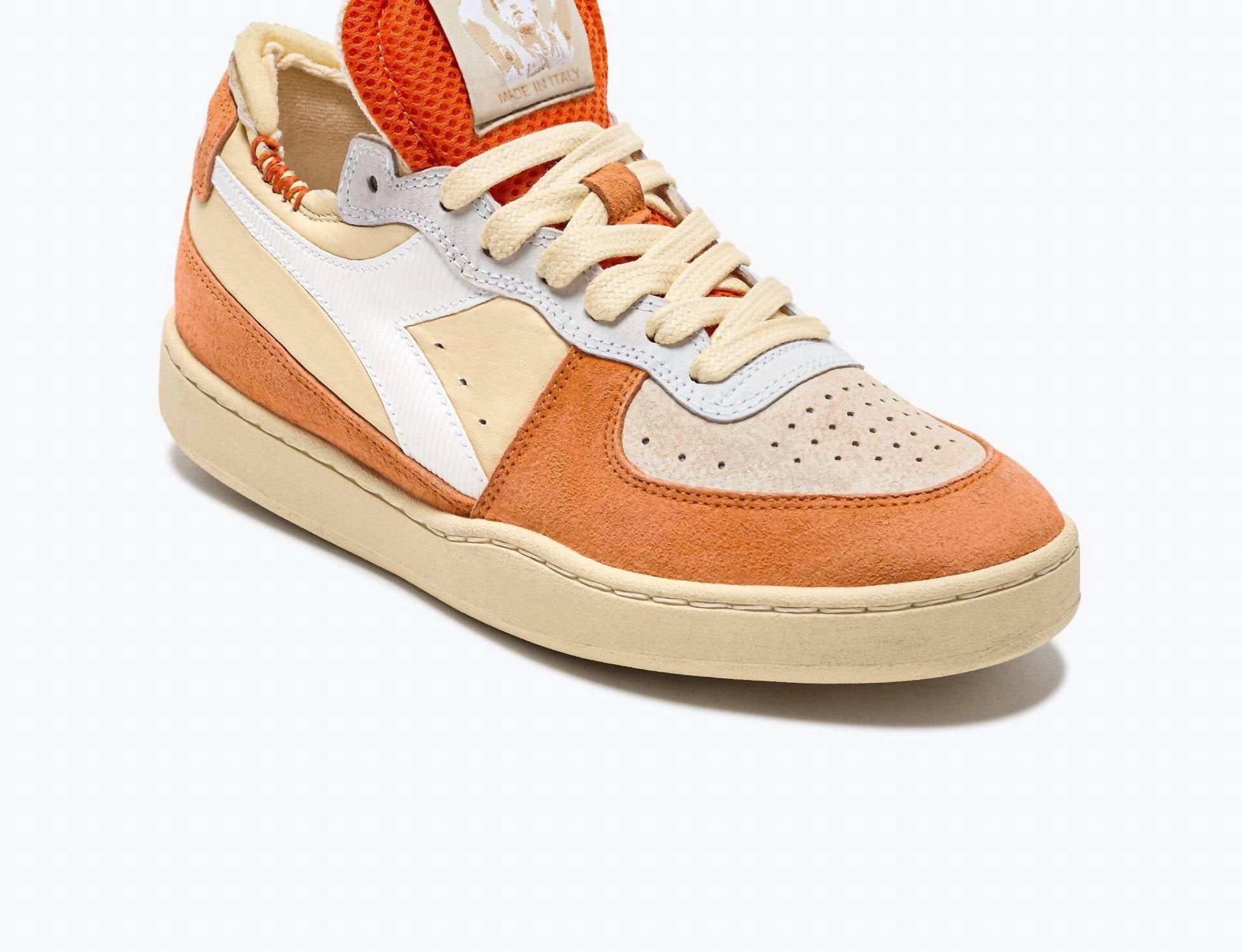 Diadora - Men's Mi Basket Row Cut Podio Italia Sneakers