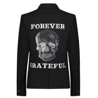 Hipchik - Women's Forever Grateful Graphic Blazer