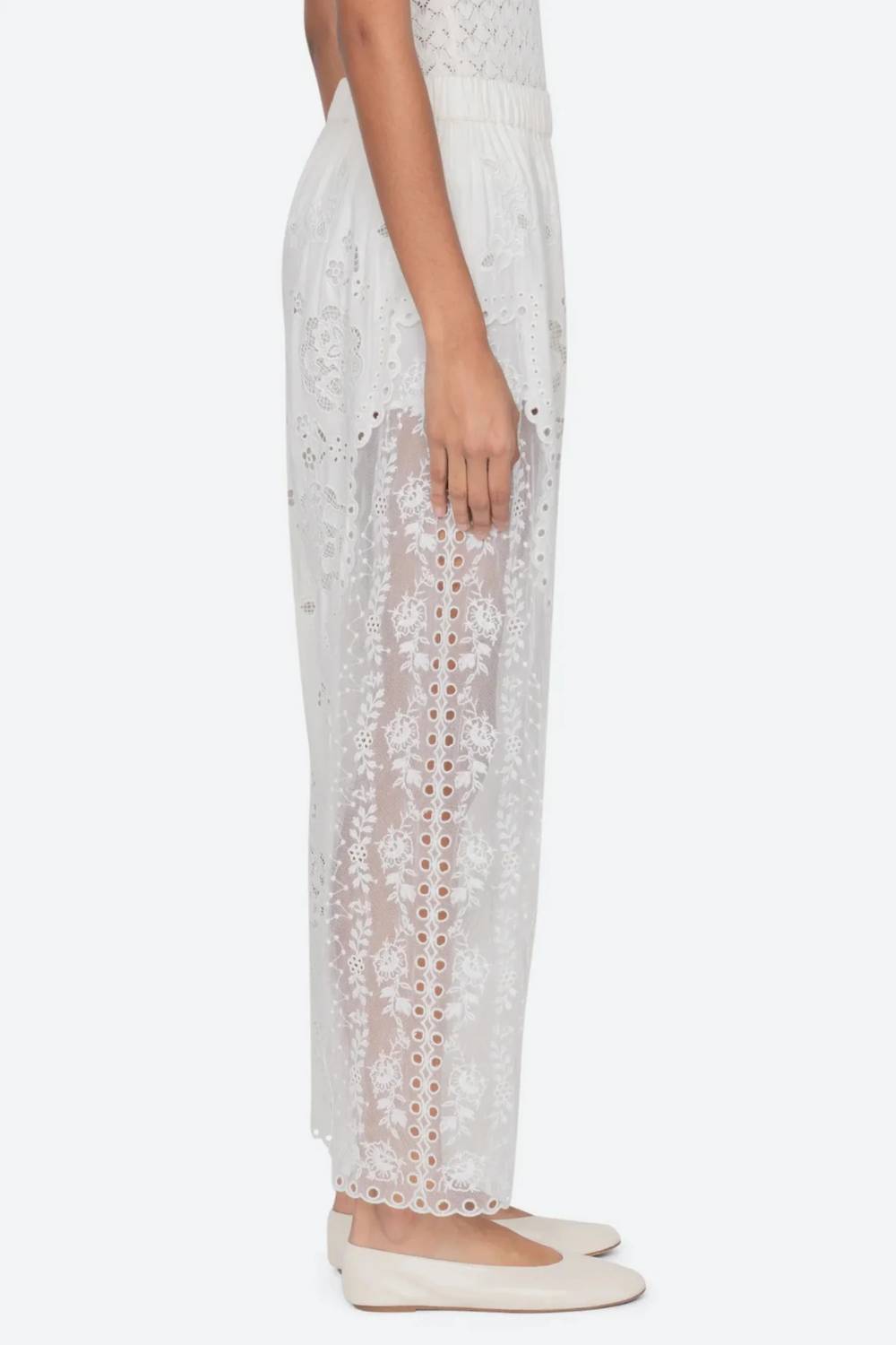Sea - Gardener Embroidered Pants