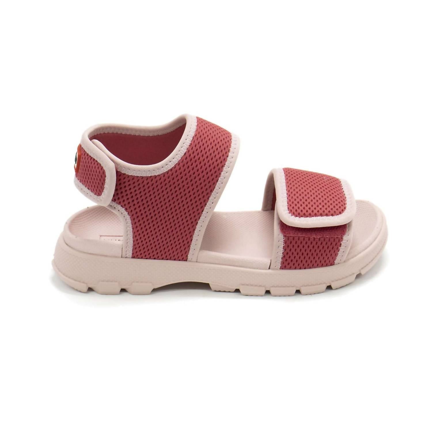 HUNTER Girls Mesh Outdoor Walking Sandals in rowan pink - kids' sandal - view 5