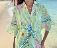 Islapayal - Cape Midi Dress