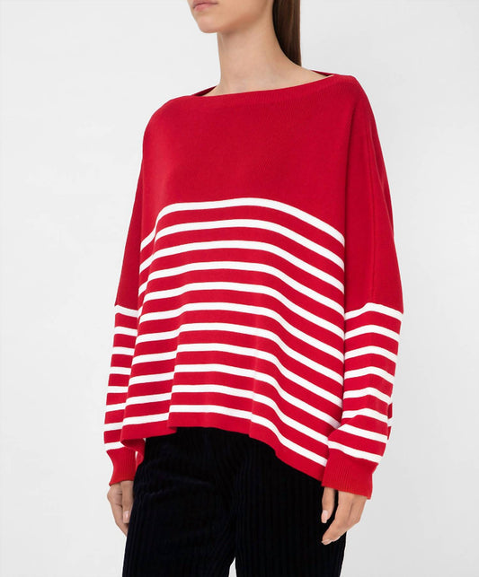 Valentino - Striped Jumper With Logo Pattern