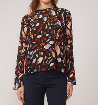 Gilner Farrar - Paislee Boat Neck Blouse