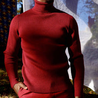 The Athletic Side Of Us - Act Self Ribbed Turtleneck Sweater