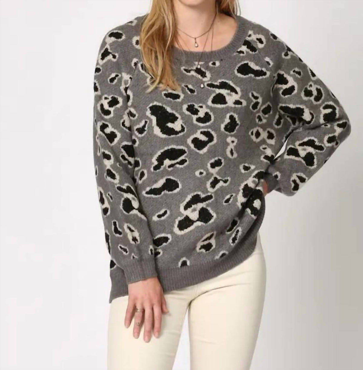 By Together - Oversized Long Sleeve Pullover Sweater