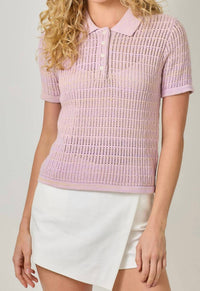 Mystree - Perfect In Polo Sweater Top