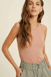 Blush & Clover - Crew Neck Tank Top