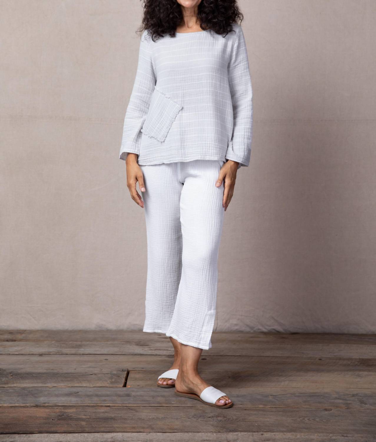 Habitat - Seaside Holiday Double Cotton Easy Pant