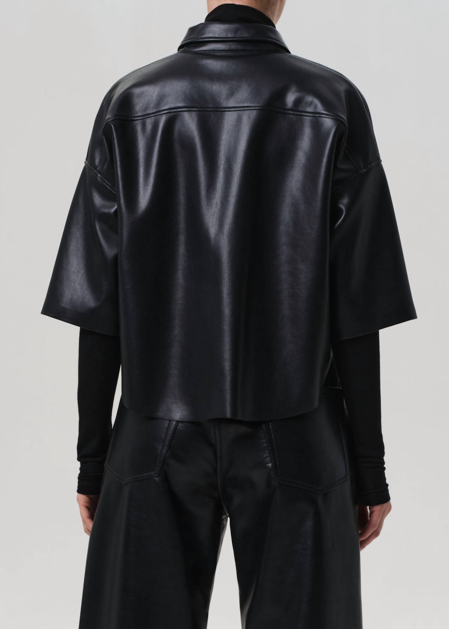 Citizens Of Humanity - Frances Cropped Cape Button Up Shirt