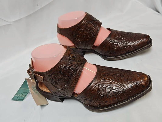 Roper - Women's All-over Floral Tooled Mule
