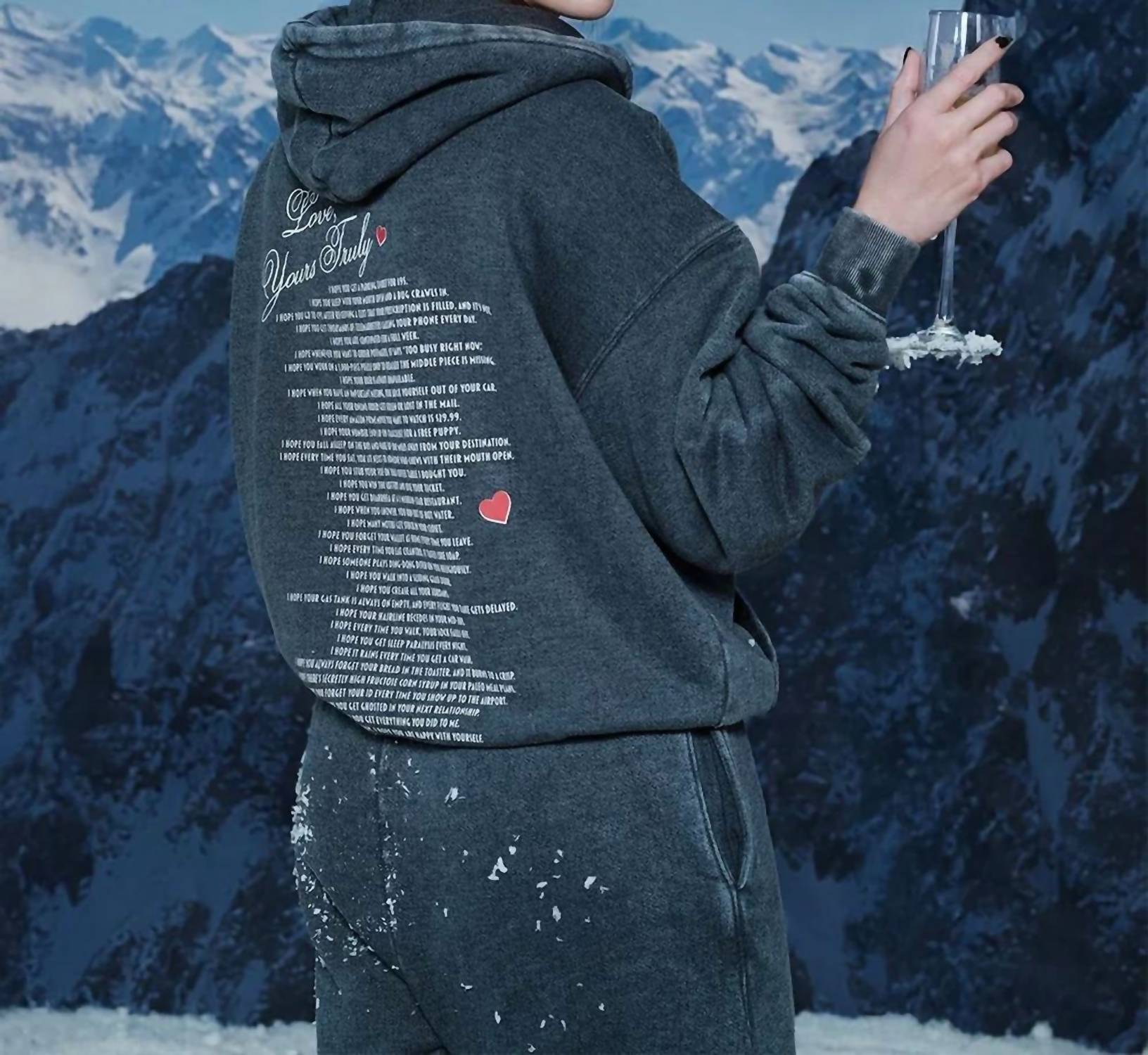 Boys Lie - Yours Truly Holiday Racer Hoodie