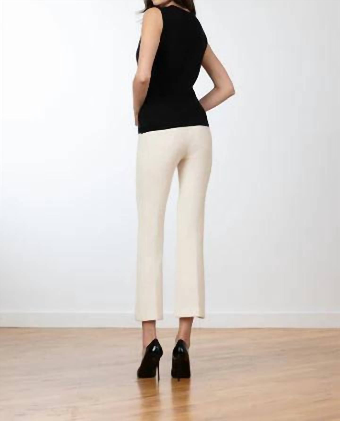 Avenue Montaigne - Leo Boucle Pull-on Pants