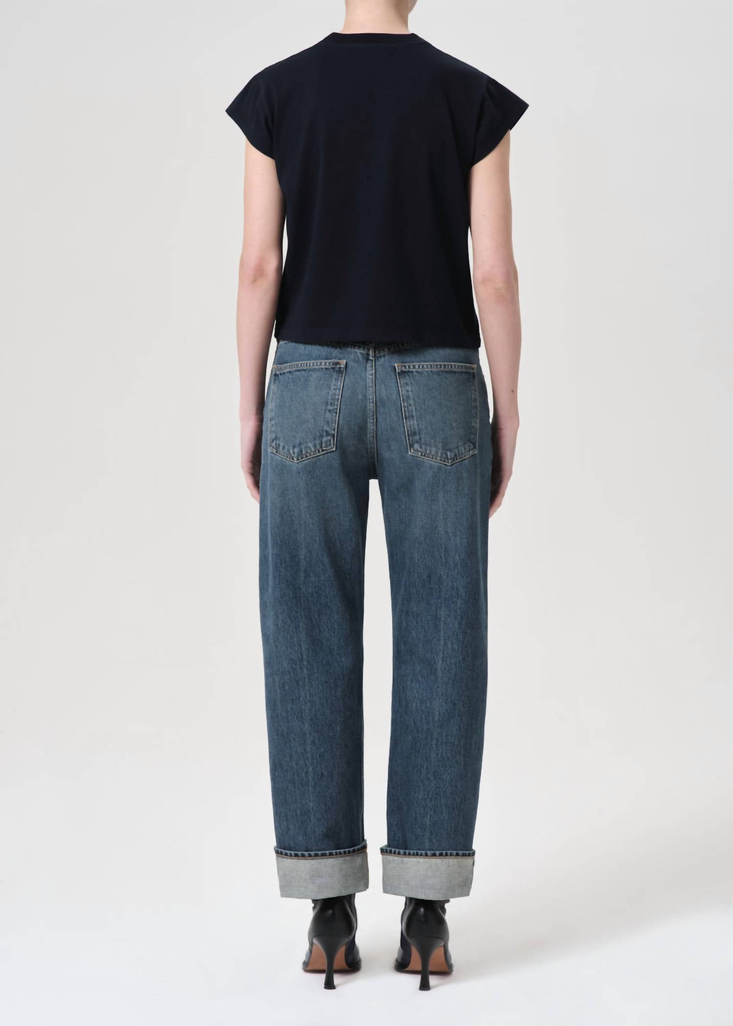 Agolde - Fran Folded Cuff Jean