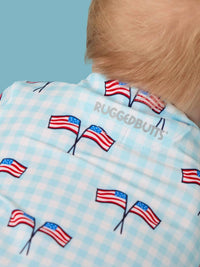 Rufflebutts - Boy's Patriotic Performance Polo