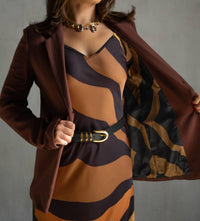 Care Tucker - Lennon Zipslip - Dress Desert Swirling Wind