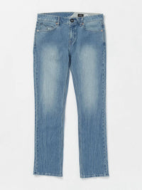 VOLCOM Vorta Slim Fit Denim Pants in blue bird - men's jeans - view 4