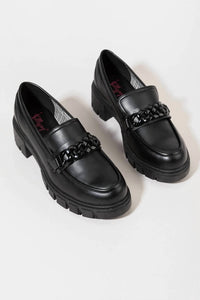 Jellypop - Women's Una Chunky Chain Loafers