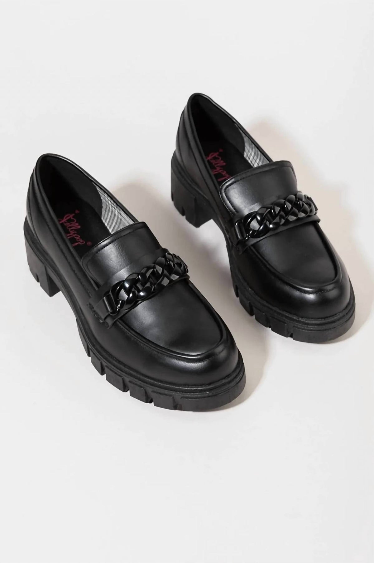 Jellypop - Women's Una Chunky Chain Loafers
