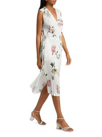 Vince - Wilted Peony Pleated Dress