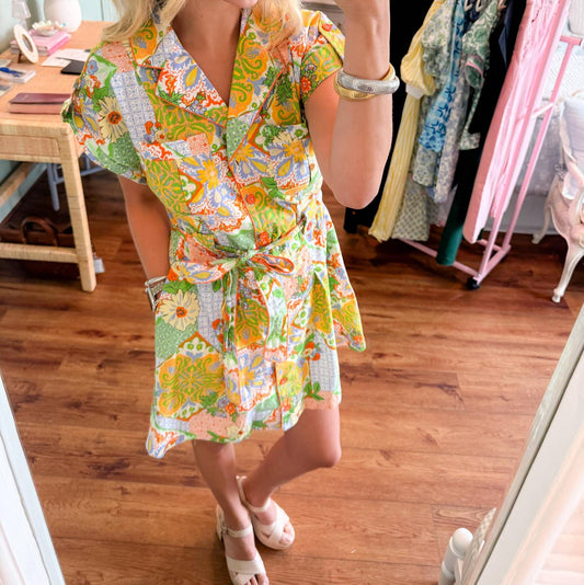 &Merci - Boho Button Down Dress