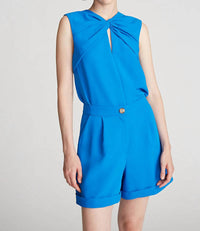 Halston - Faren Top in Fluid Crepe
