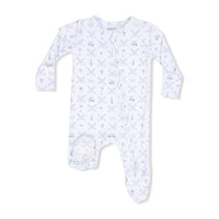 Angel Dear - Kids Golf Trellis Zipper Footie