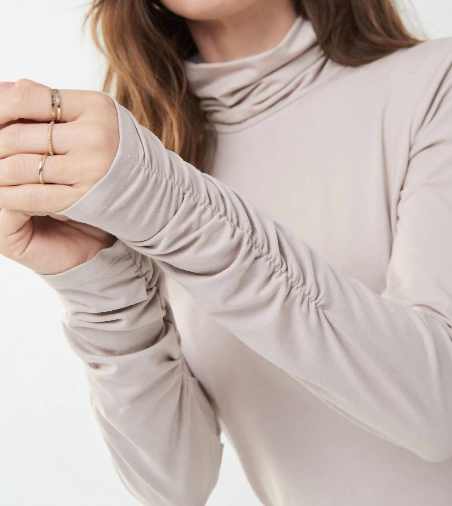 Joseph Ribkoff - Fitted Mock Neck Top