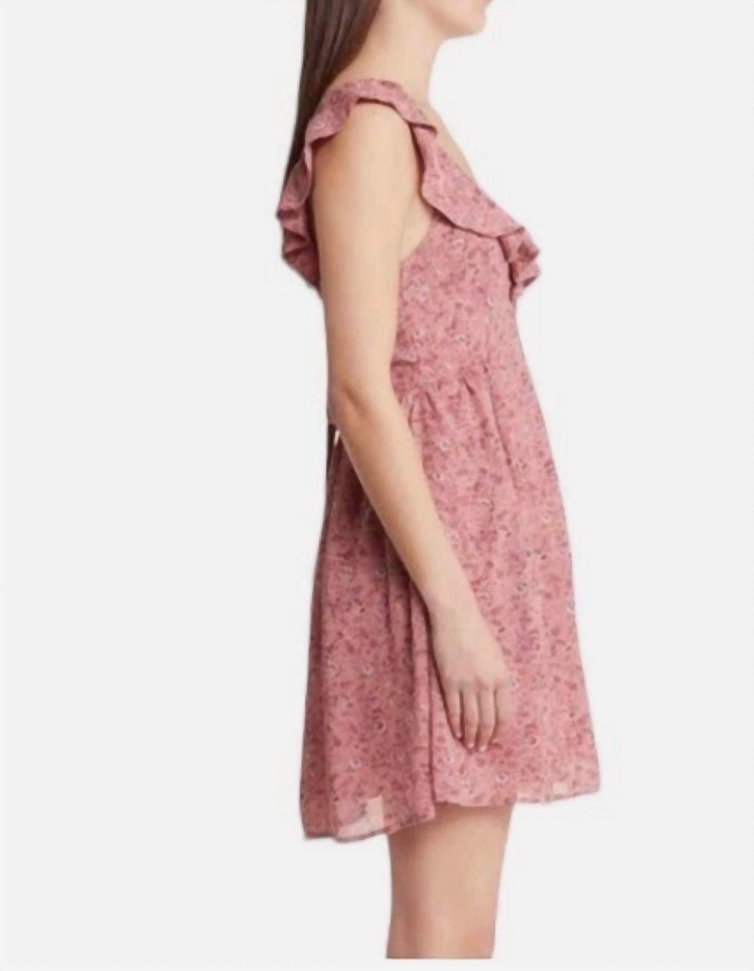 Madewell - Floral Ruffle Dress