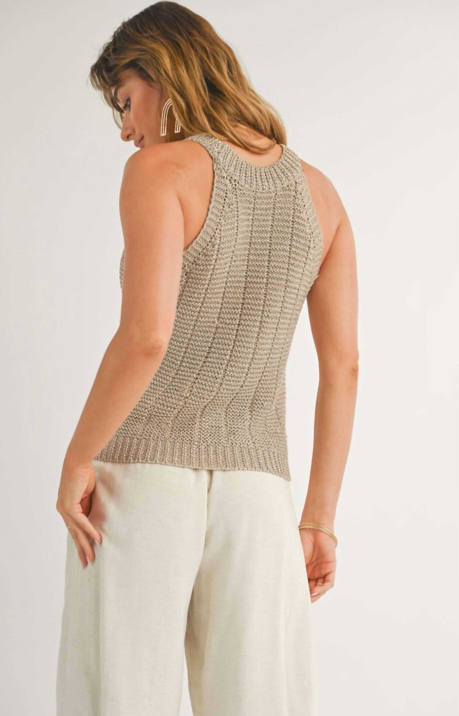 Sage The Label - Savannah Halter Sweater