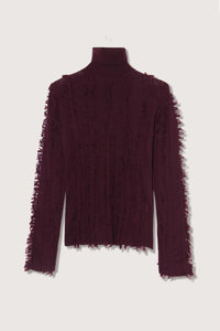 Zankov - Nico Shredded Intarsia Turtle Top