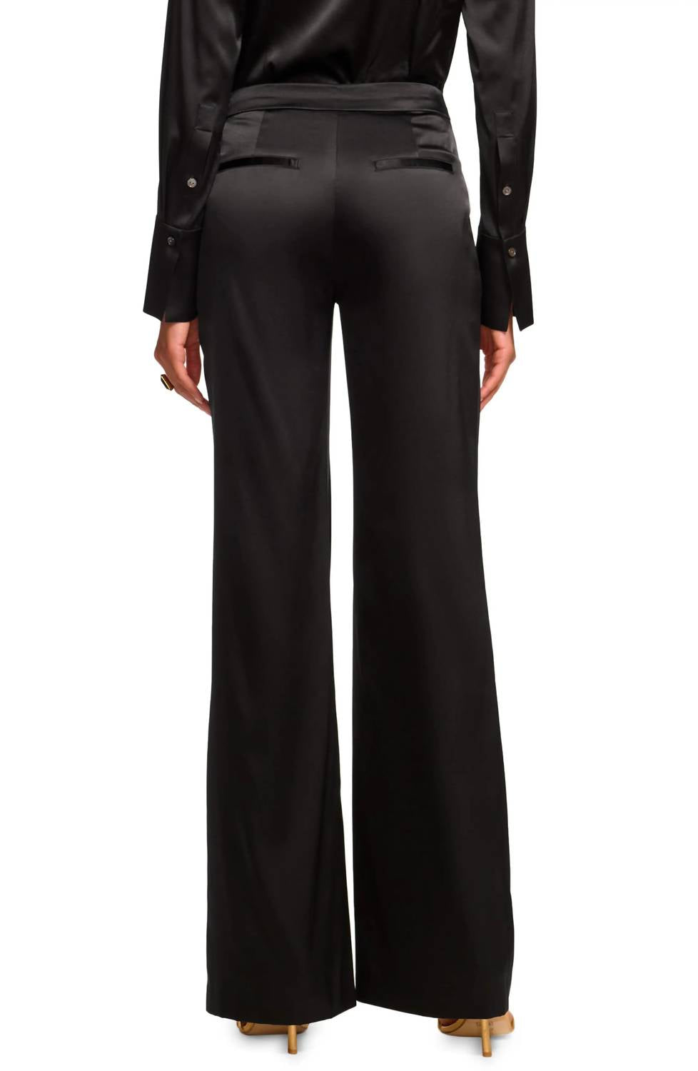 Ramy Brook Marvia Pant in black - women's pants - alternate view