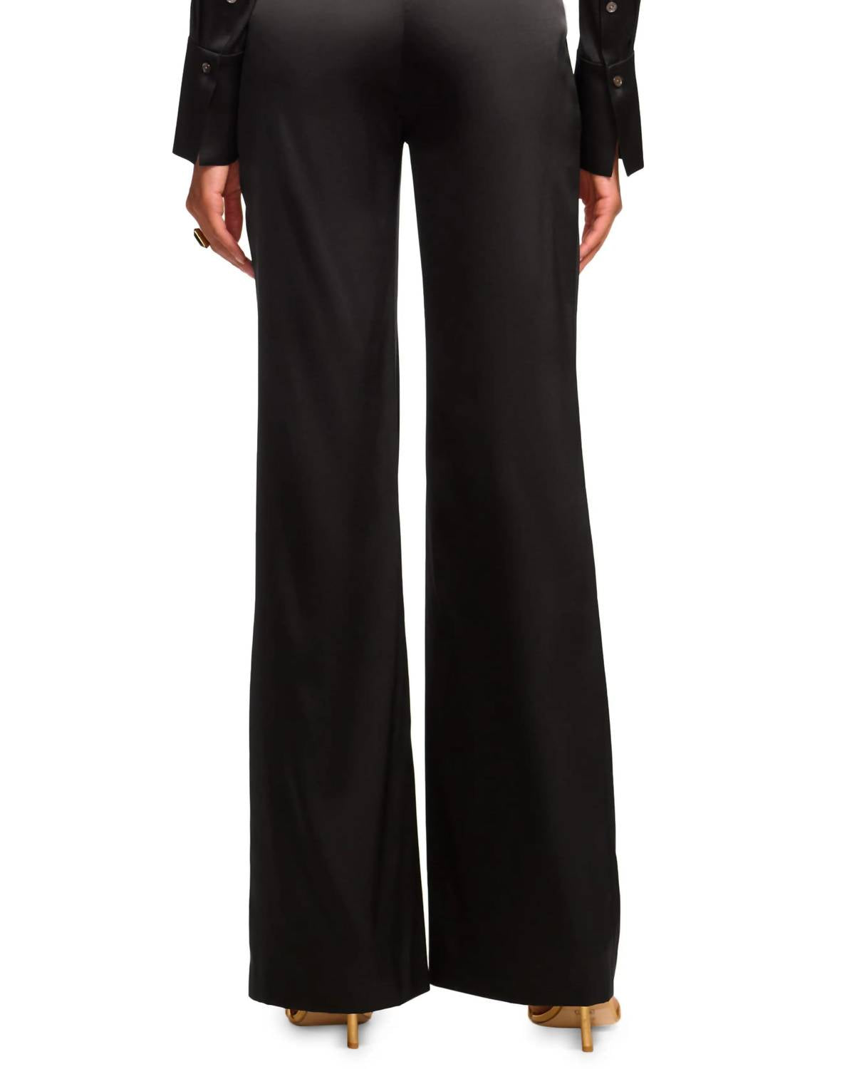 Ramy Brook Marvia Pant in black - women's pants - detail view